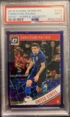 Christian Pulisic [Optic Purple Velocity] #170 Soccer Cards 2018 Panini Donruss Prices