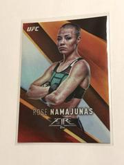 Rose Namajunas [Red] #50 Ufc Cards 2017 Topps UFC Fire Prices