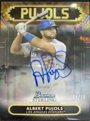 Albert Pujols [Black Atomic] Baseball Cards 2022 Bowman Sterling Signage Autographs Prices