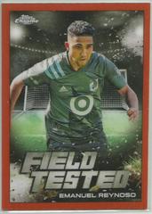 Emanuel Reynoso [Orange] #FT-12 Soccer Cards 2022 Topps Chrome MLS Field Tested Prices