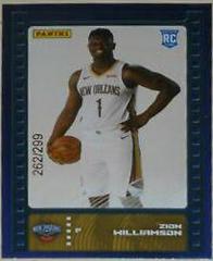 Zion Williamson [Blue] #81 Basketball Cards 2019 Panini Stickers Cards Prices