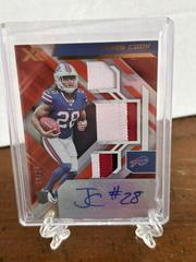 James Cook [Orange] #RSA-JC Football Cards 2022 Panini XR Rookie Swatch Autographs Prices