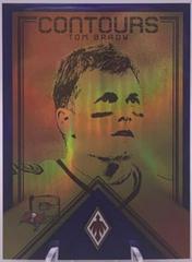 Tom Brady [Blue] #CT-2 Football Cards 2022 Panini Phoenix Contours Prices