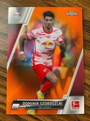 Dominik Szoboszlai [Orange Refractor] Soccer Cards 2021 Topps Chrome Bundesliga Prices