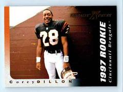 Corey Dillon #126 Football Cards 1997 Pinnacle X Press Prices