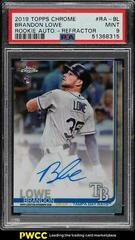 Brandon Lowe [Refractor] Baseball Cards 2019 Topps Chrome Rookie Autographs Prices