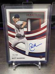 Matt Manning [Patch Autograph Red] Baseball Cards 2022 Panini Immaculate Prices