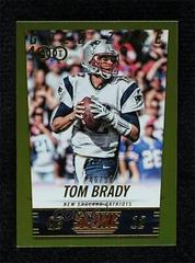 Tom Brady [Gold Zone] #235 Football Cards 2014 Panini Score Prices