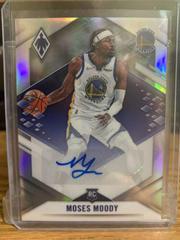 Moses Moody [Silver] #PRA-MOM Basketball Cards 2021 Panini Chronicles Phoenix Rookie Autographs Prices