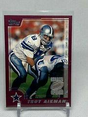 Troy Aikman #25 Football Cards 2000 Topps Season Opener Prices