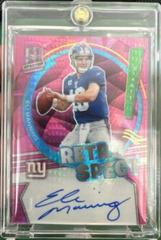 Eli Manning [Pink] Football Cards 2022 Panini Spectra RetroSpect Autographs Prices