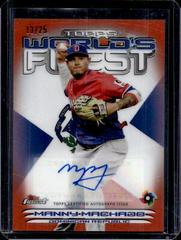 Manny Machado [Autograph Orange] Baseball Cards 2023 Topps Finest 2000 World's Prices