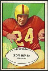 Leon Heath Football Cards 1953 Bowman Prices