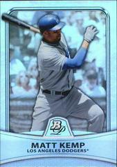Matt Kemp #13 Baseball Cards 2010 Bowman Platinum Prices