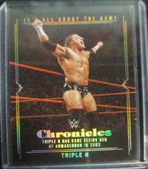 Triple H #HHH-35 Wrestling Cards 2022 Panini Chronicles WWE It's All About the Game Prices