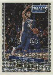 Ben Simmons [Dazzle] #14 Basketball Cards 2018 Panini Threads Floor Generals Prices