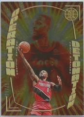 Damian Lillard [Gold] Basketball Cards 2021 Panini Illusions Operation Detonation Prices