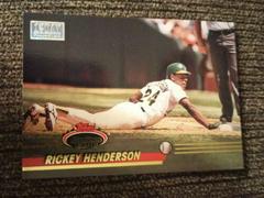 Rickey Henderson #558 Baseball Cards 1993 Stadium Club 1st Day Production Prices