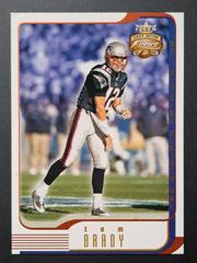 Tom Brady [Century Jersey Numbers] Football Cards 2002 Fleer Focus Jersey Edition Prices