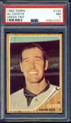 Al Cicotte [Green Tint] Baseball Cards 1962 Topps Prices