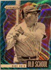 Babe Ruth [Teal Wave Prizm] Baseball Cards 2021 Panini Prizm Old School Prices
