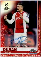 Dusan Tadic [Autograph Red Refractor] Soccer Cards 2018 Topps Chrome UEFA Champions League Prices