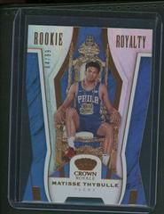Matisse Thybulle #5 Basketball Cards 2019 Panini Crown Royale Rookie Royalty Prices