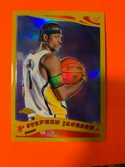 Stephen Jackson Gold Refractor Basketball Cards 2005 Topps Chrome Prices