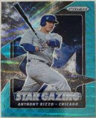 Anthony Rizzo [Blue Wave Prizm] #SG-8 Baseball Cards 2020 Panini Prizm Star Gazing Prices