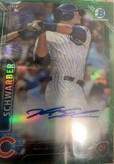 Kyle Schwarber [Green Refractor] Baseball Cards 2016 Bowman Chrome Rookie Autographs Prices