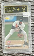 Alex Rodriguez #100 Baseball Cards 1994 Classic Prices