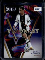 Jamal Musiala #8 Soccer Cards 2022 Panini Select FIFA Visionary Prices