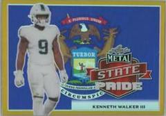 Kenneth Walker III [Prismatic Silver] #SP-KW1 Football Cards 2022 Leaf Metal Draft State Pride Prices