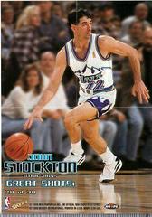 John Stockton #28 Basketball Cards 1997 Hoops Great Shots Prices