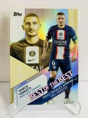 Marco Verratti #BB-6 Soccer Cards 2022 Topps UEFA Club Competitions Best of the Best Prices