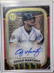 Edgar Martinez [Red] Baseball Cards 2022 Topps Tribute Iconic Perspectives Autographs Prices