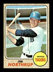 Jim Northrup Baseball Cards 1968 Topps Milton Bradley Prices