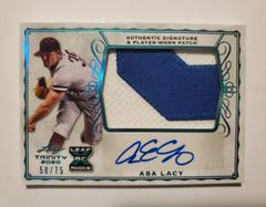Asa Lacy [Platinum] Baseball Cards 2020 Leaf Trinity Patch Autographs Prices