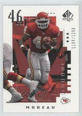 Frank Moreau #159 Football Cards 2000 SP Authentic Prices