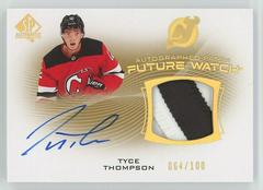 Tyce Thompson Hockey Cards 2021 SP Authentic Future Watch Auto Patch Prices