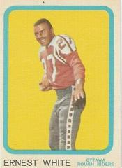 Ernest White #57 Football Cards 1963 Topps CFL Prices