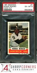 Minnie Minoso [Hand Cut] #7 Baseball Cards 1961 Bazooka Prices