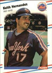 Keith Hernandez Baseball Cards 1988 Fleer Glossy Prices