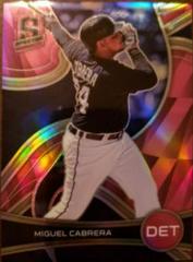 Miguel Cabrera [Neon Pink] Baseball Cards 2022 Panini Chronicles Spectra Prices