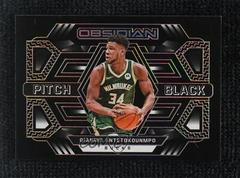 Giannis Antetokounmpo #3 Basketball Cards 2021 Panini Obsidian Pitch Black Prices