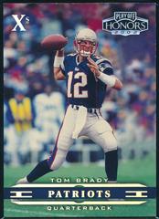 Tom Brady [X's] #55 Football Cards 2002 Playoff Honors Prices