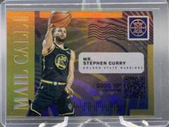 Stephen Curry [Gold] #16 Basketball Cards 2021 Panini Illusions Mail Call Prices