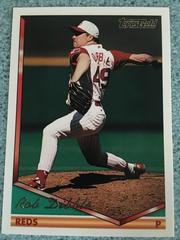 Rob Dibble #183 Baseball Cards 1994 Topps Gold Prices