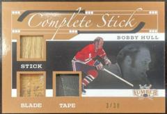 Bobby Hull [Bronze] Hockey Cards 2021 Leaf Lumber Complete Stick Prices