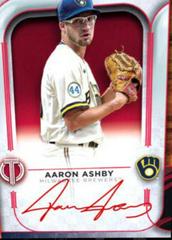 Aaron Ashby [Red] #TA-AA Baseball Cards 2022 Topps Tribute Autographs Prices